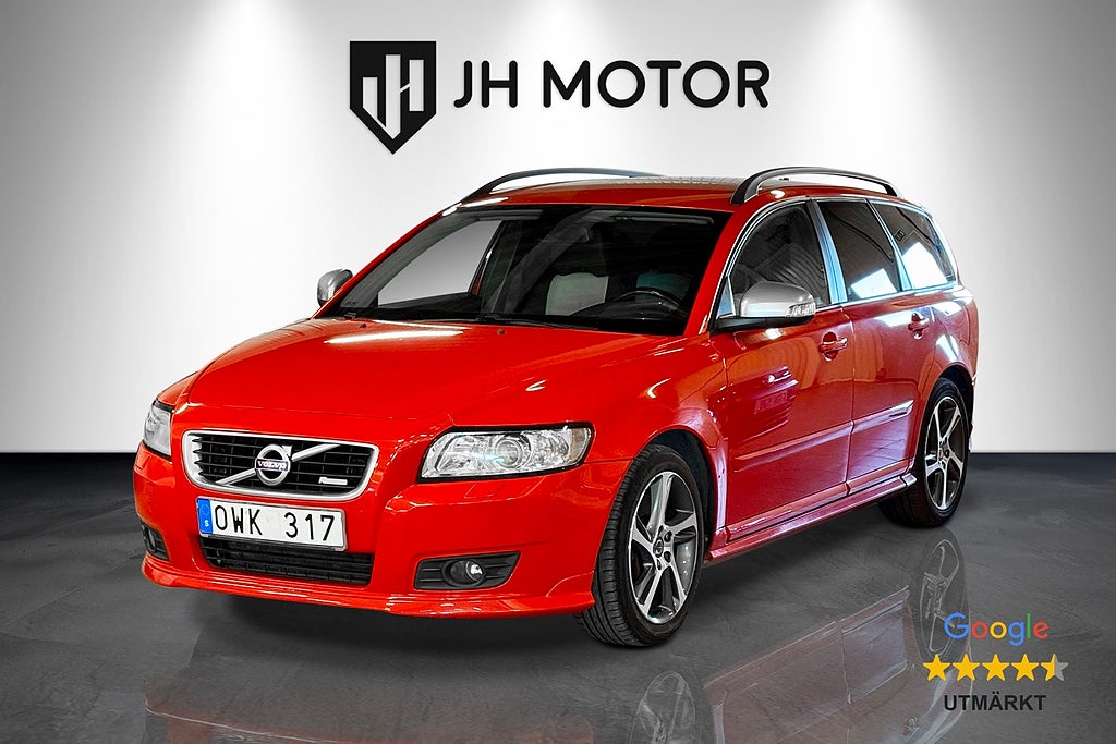 Volvo V50 D4 R-Design Automat 177hk DVÄRMARE/Drag/Skinn