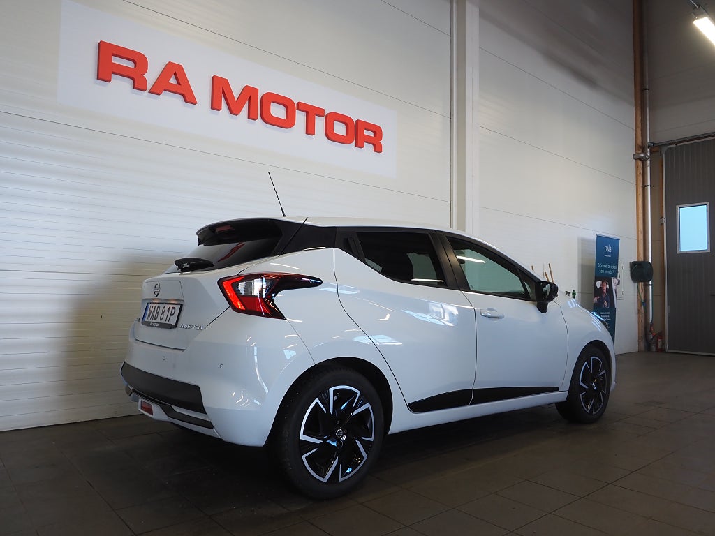 Nissan Micra N-TECH 92hk  1 ägare | Moms | CarPlay |