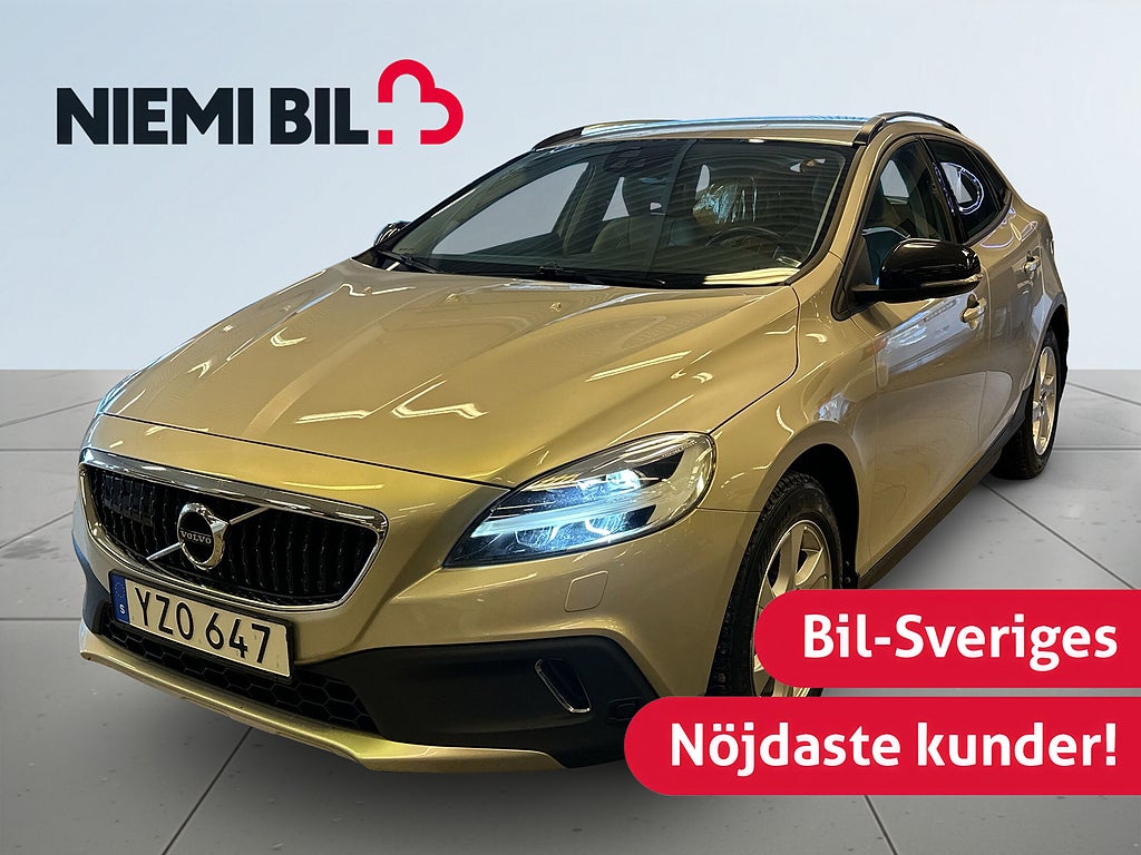 Volvo V40 Cross Country T3 Momentum Kamera/Navi/Skinn/SoV-Däck/HarmanKardon
