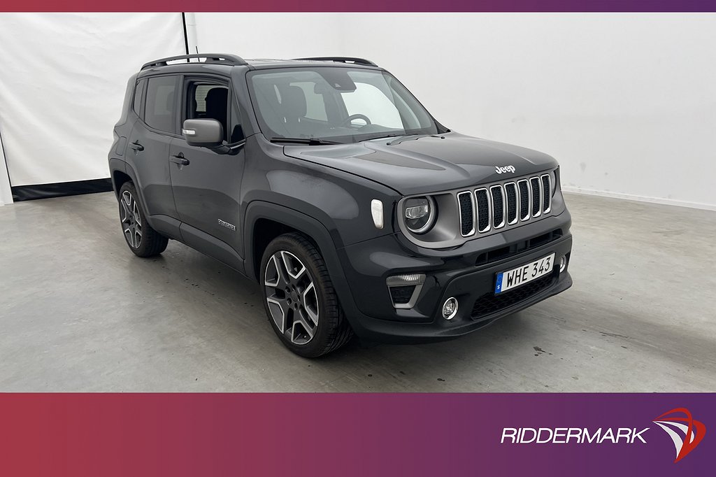 Jeep Renegade 1.3 150hk Limited Navi Sensorer Rattvärme