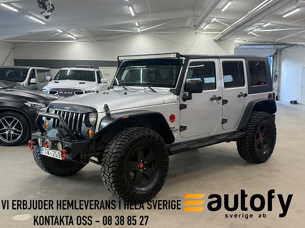 Jeep Wrangler Unlimited 3.8 V6 4WD HÖJD 37'' MUDDERS WINSCH 