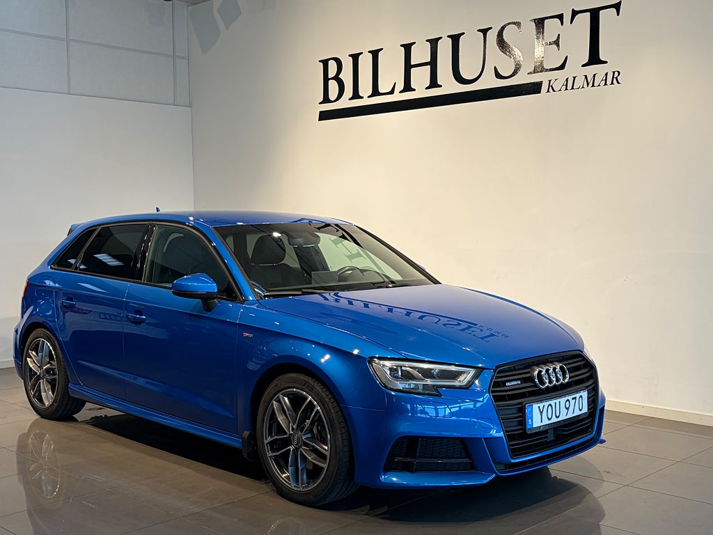 Audi A3 Sportback 2.0 TFSI Quattro 190hk *Drag *S-Line *Automat