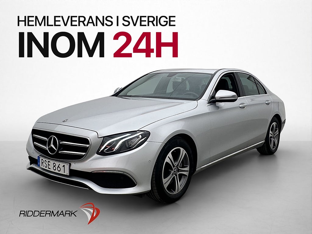 Mercedes-Benz E 200 4M 184hk Dragkrok Sensorer Widescreen