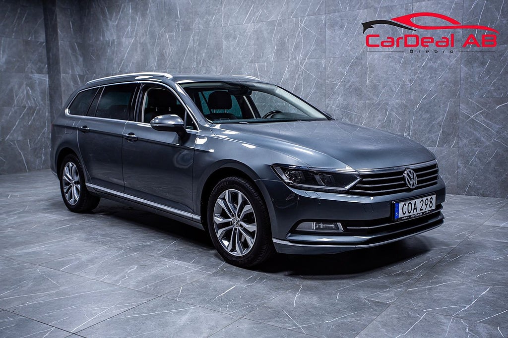 Volkswagen Passat Sportscombi 2.0 TDI 190hk Värmare Kamera CarPlay Drag