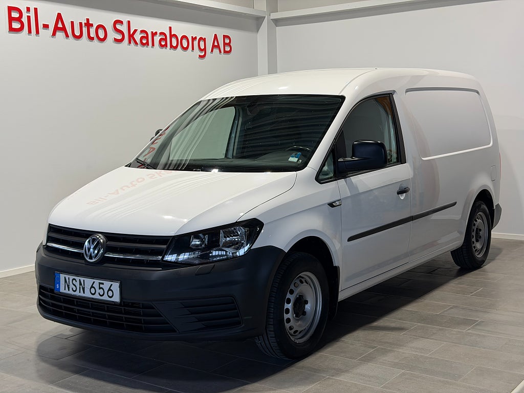 Volkswagen Caddy Maxi Skåp 2.0 TDI Inredning Drag Värmare Kamera