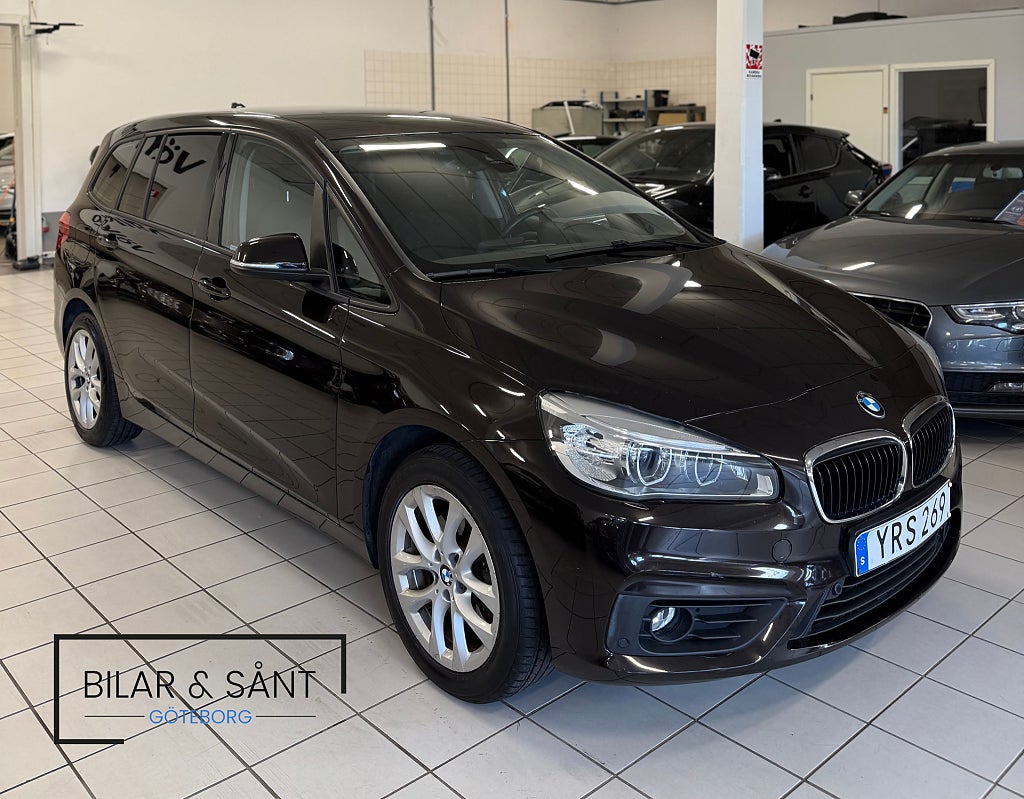 BMW 218d 150hk Gran Tourer Steptronic Dragkrok Backkamera 