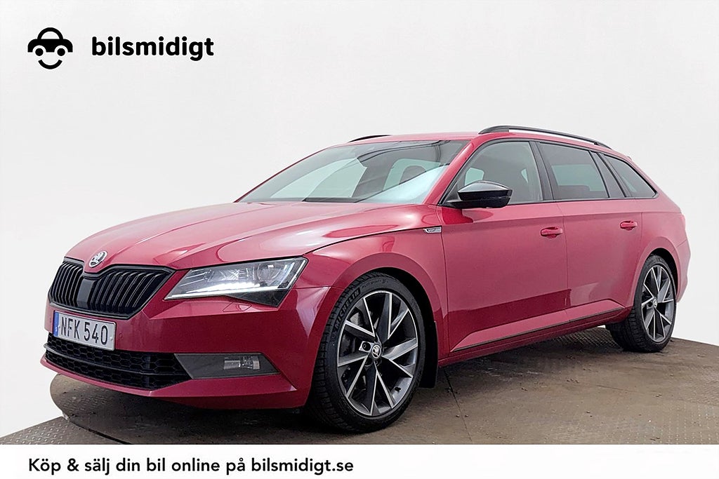 Skoda Superb 4x4 Business Sport Drag Läder/Alcantara AppConnect CANTON 280hk