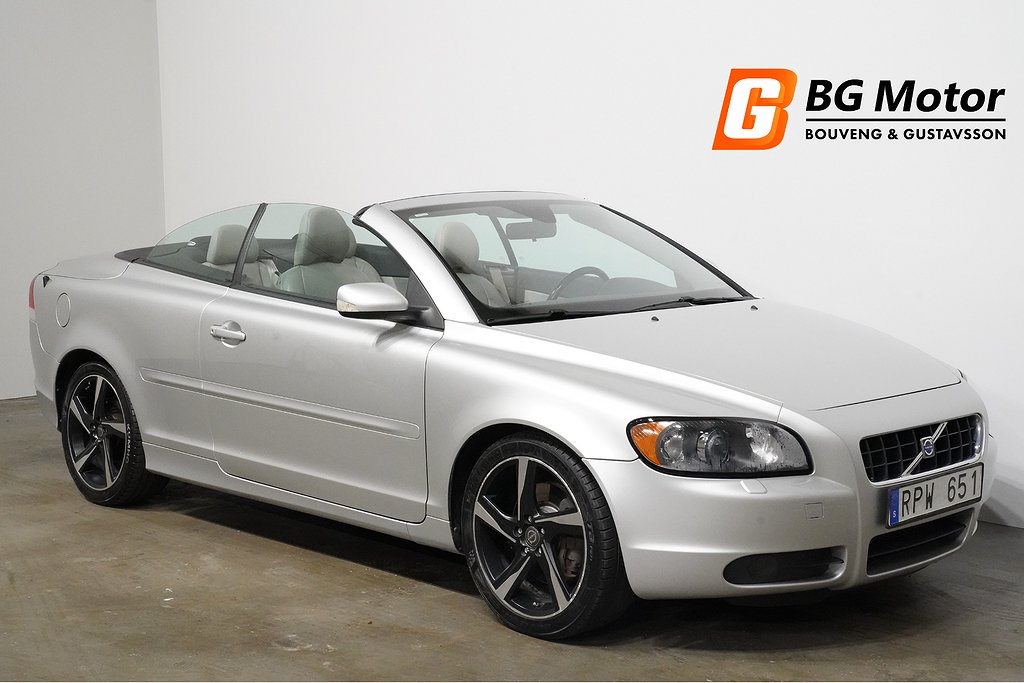 Volvo C70 T5 220hk Cabriolet Momentum Skinn/PDC/Nyservad