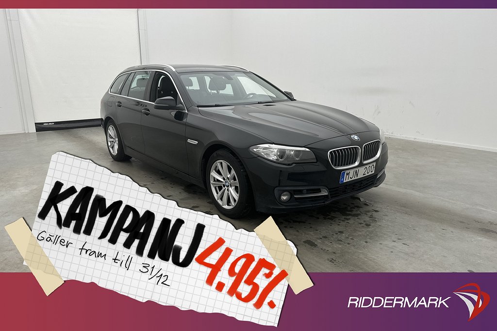 BMW 520 d Touring M/K-Värm Sensorer Skinn Drag 4,95% Ränta