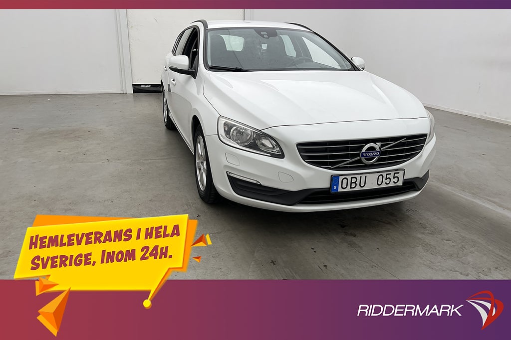 Volvo V60 D2 115hk Kinetic Värmare Dragkrok