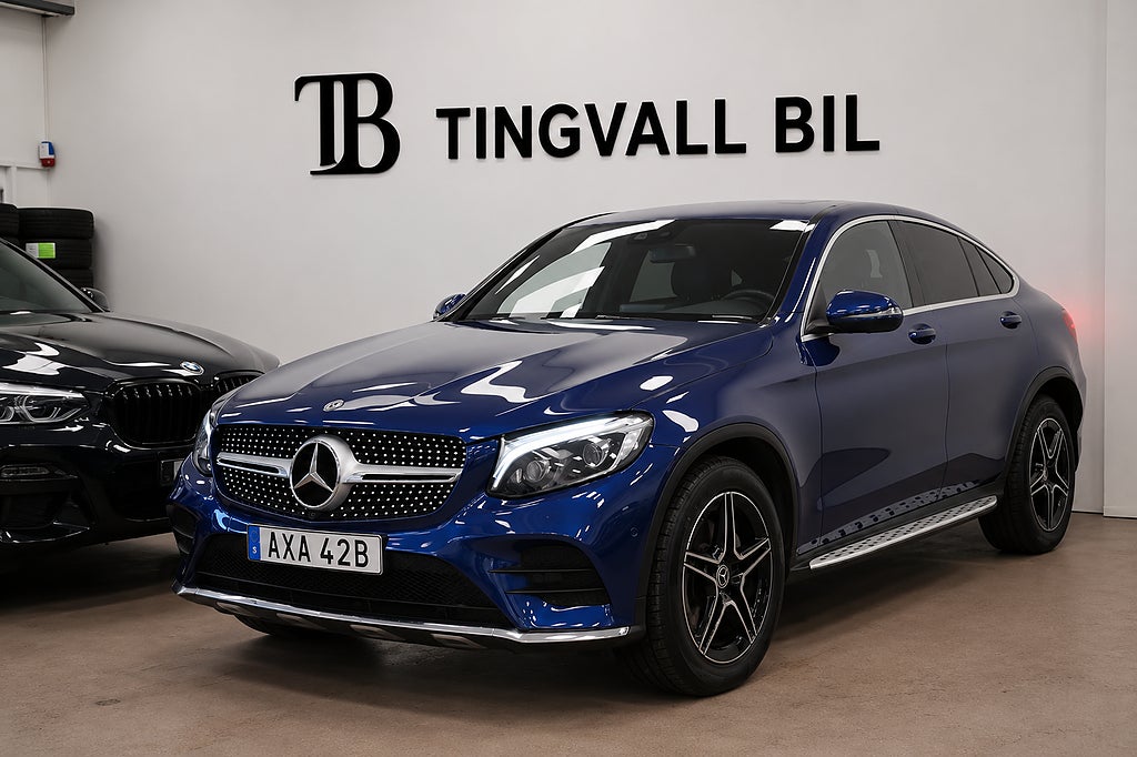 Mercedes-Benz GLC 220d COUPÉ 4M AMG VÄRMARE DRAG BURMESTER 360