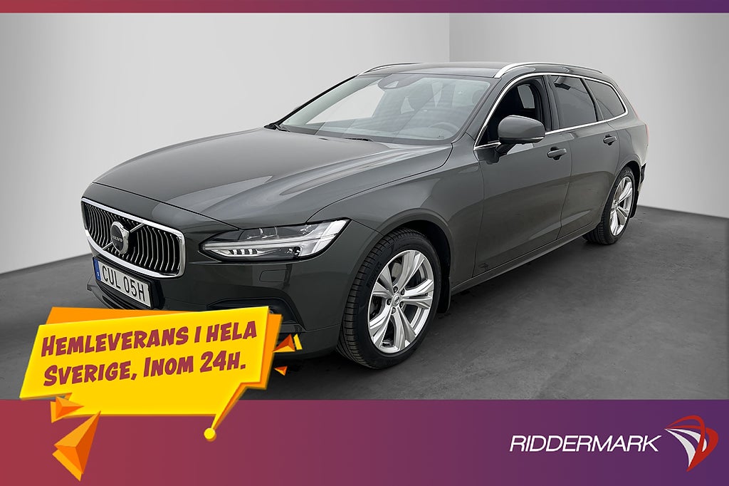 Volvo V90 B4 Advanced H/K VOC Värmare 360° Navi Skinn Drag