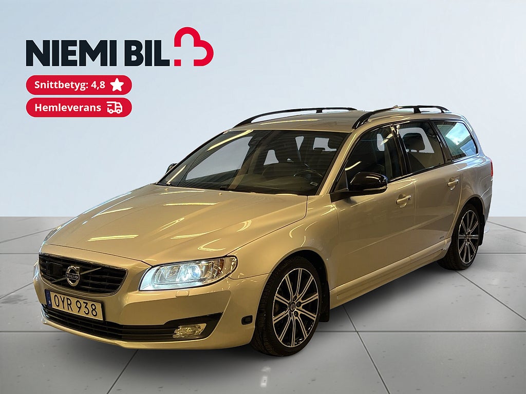 Volvo V70 D4 AWD Classic Drag/Skinn/Elstol/MoK/Dvärm/SoV/Navi