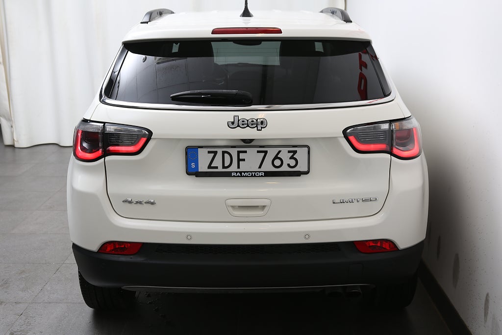 Jeep Compass 1,4 170hk Limited 4WD Aut Motorv 1års Garanti 2018