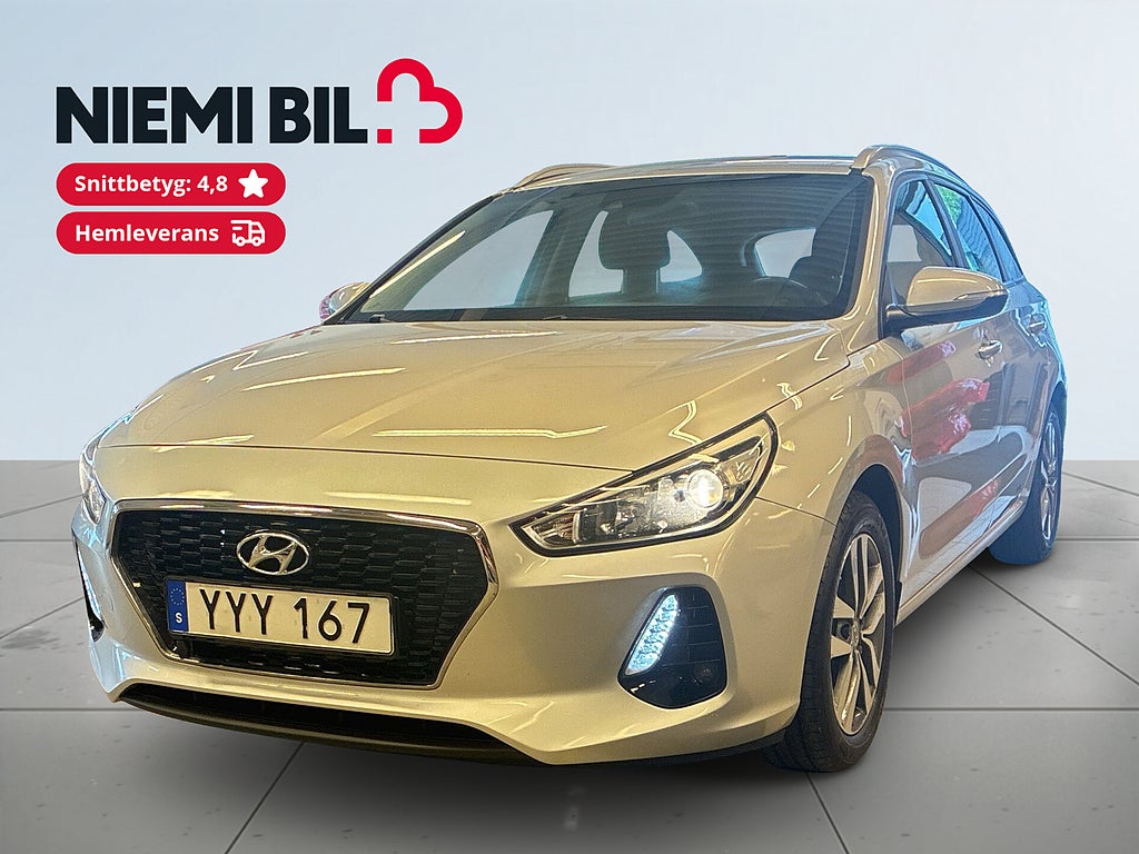 Hyundai i30 Wagon 1.4 T-GDi/S&V-Däck/MoK/P-sens/Låg Skatt