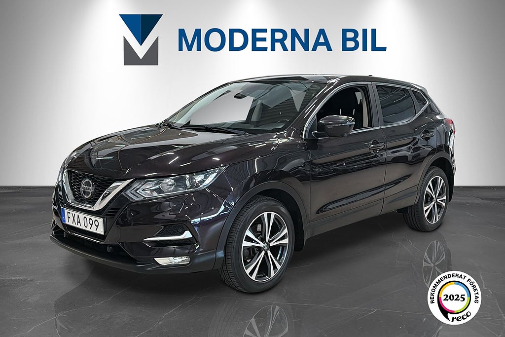 Nissan Qashqai 1.3 DIG-T 160hk DCT N-Connecta 360° kamera Navi Nyserv