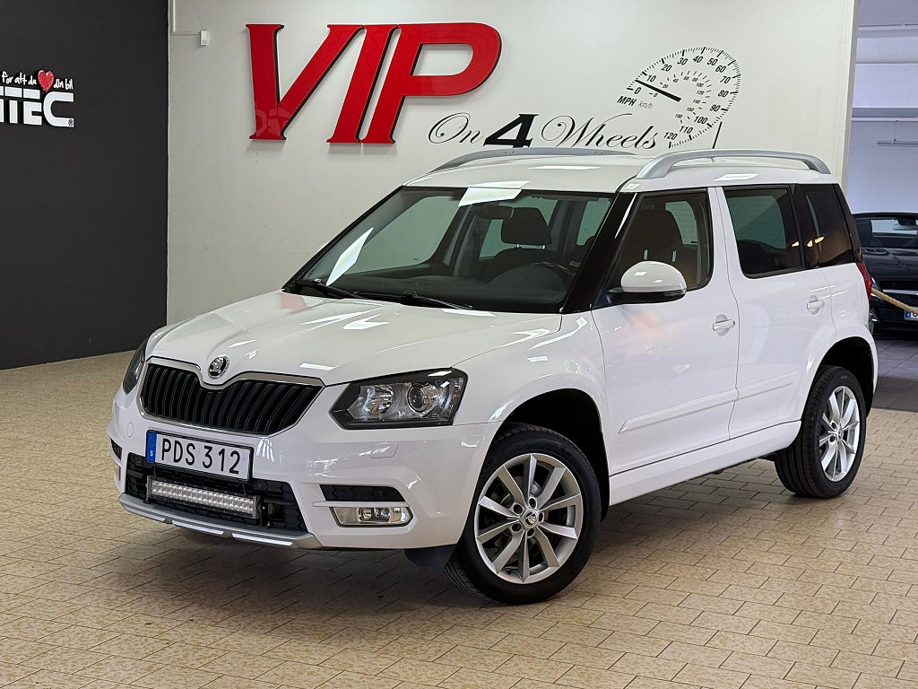 Skoda Yeti 2.0 (110hk) TDI 4x4 Navi Backkamera Drag Euro 6