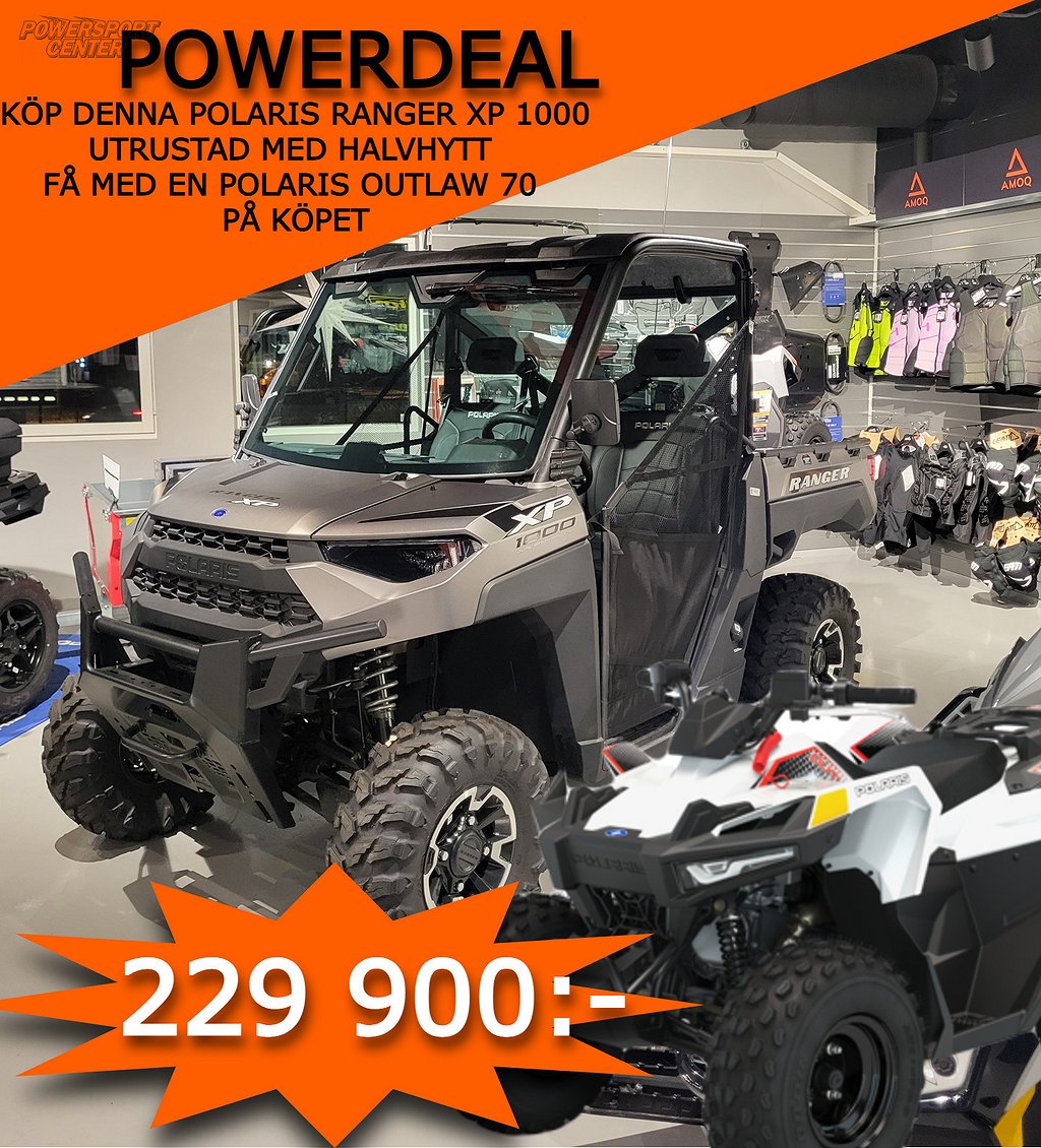 Polaris Ranger XP 1000 EPS Titanium Metallic*Ränta: 0% - 4,95%*