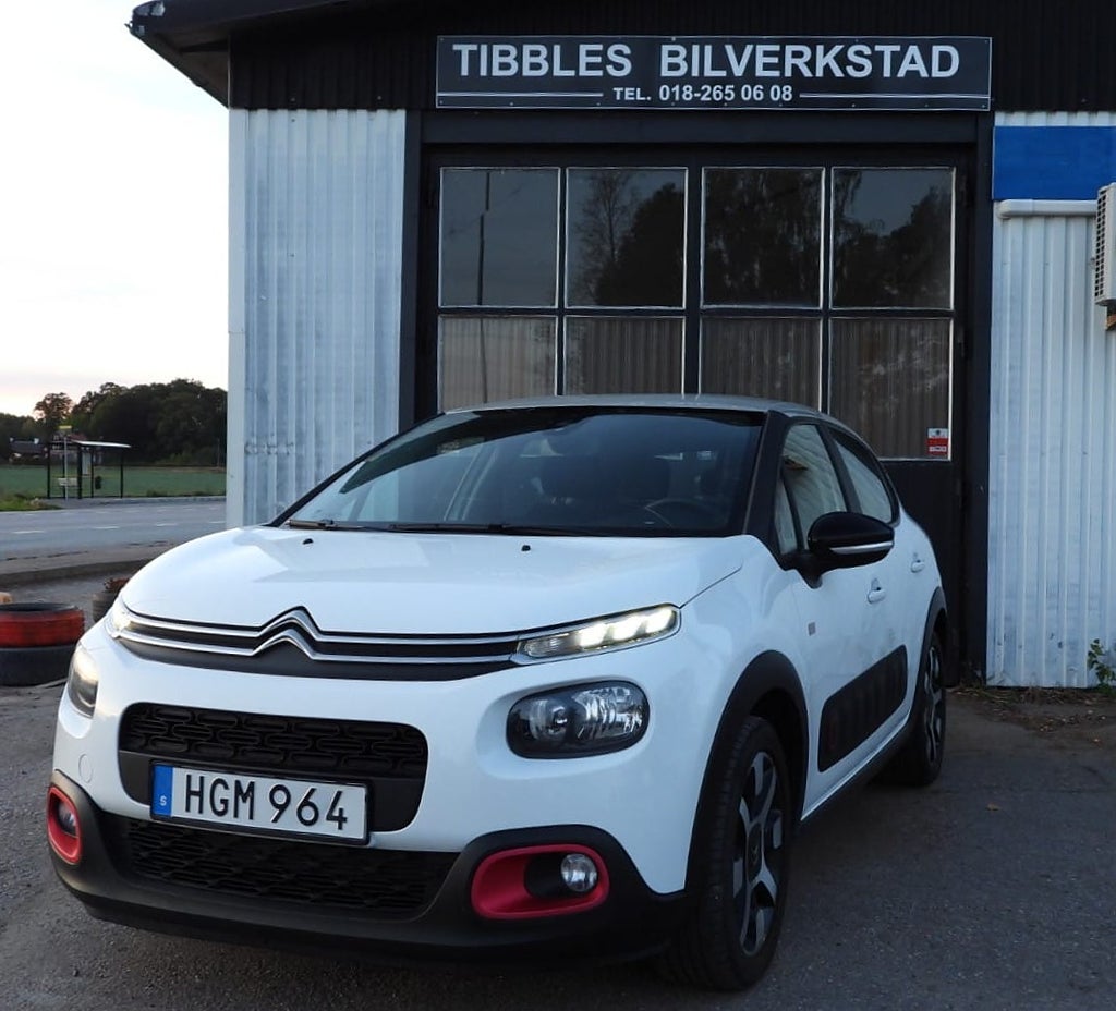 Citroën C3 1.2 VTi Euro 6 ELLE-paket|KAMREMBYTT| Endast 2ägare