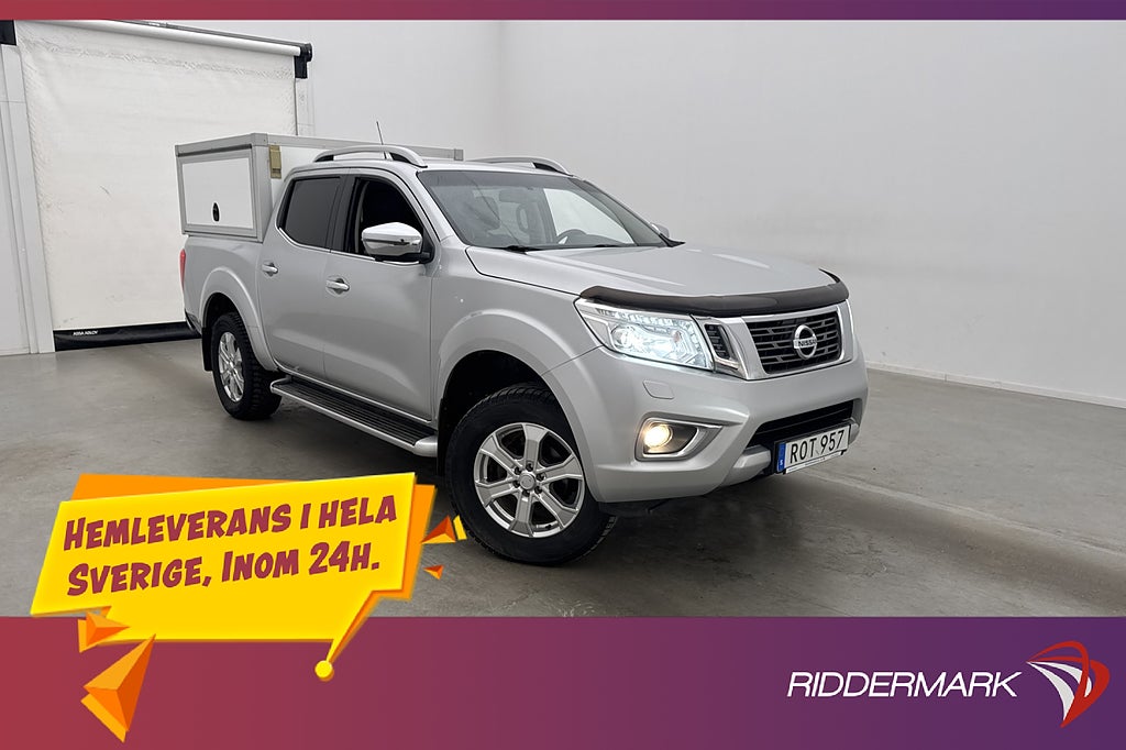 Nissan Navara Tekna 2.3dCi 4WD Drag Diff Skinn YDRESKÅP MOMS