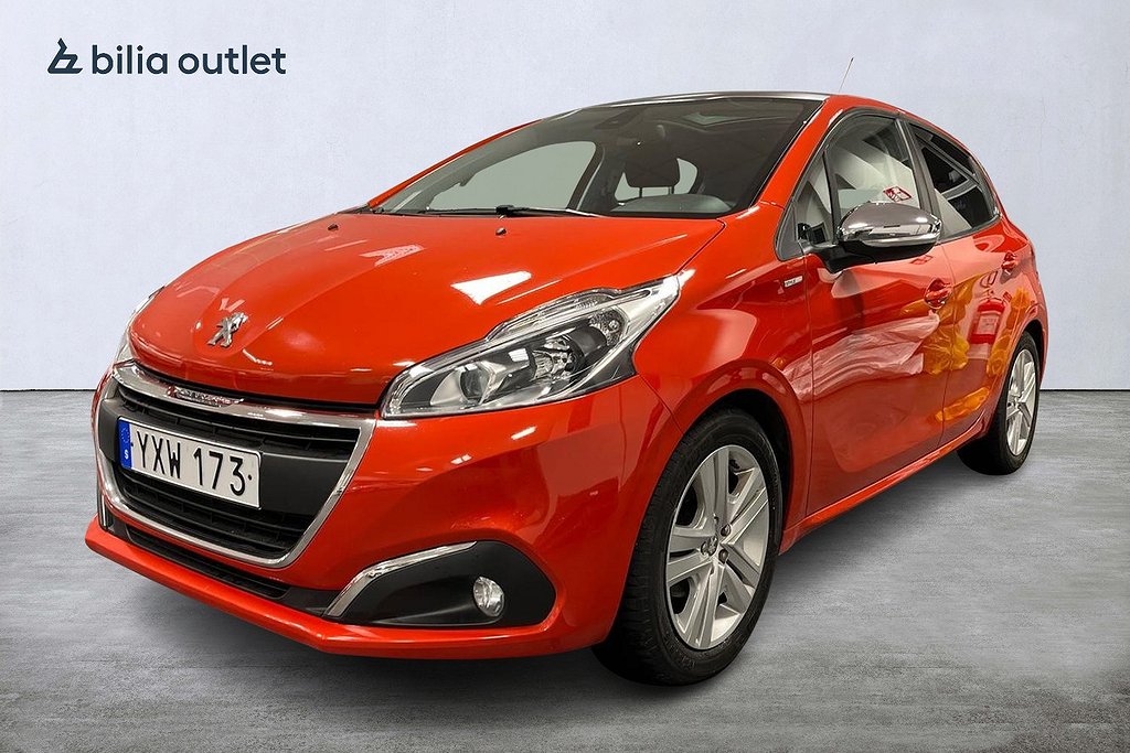 Peugeot 208 1.2 VTi Style 82hk Panorama P-sensorer Bluetooth