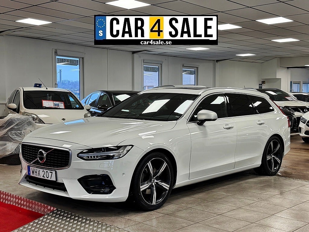 Volvo V90 D3 R-Design|B&W media|Panorama|Skinn|Park Assist Pilot