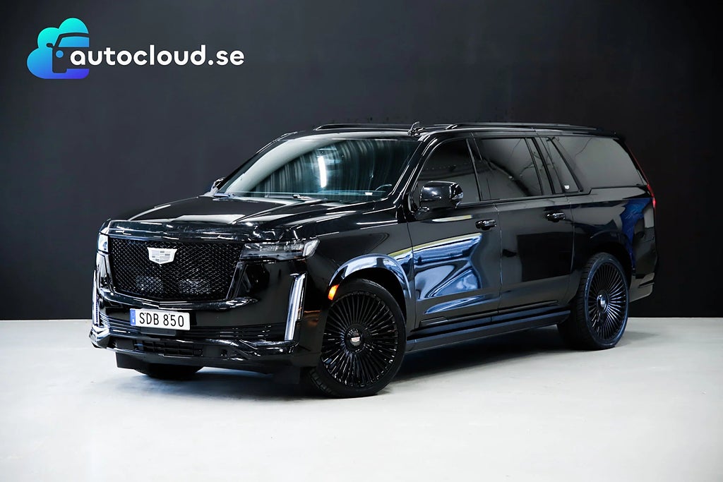 Cadillac Escalade ESV 6.2 4WD Platinum Sport SoV Hjul!