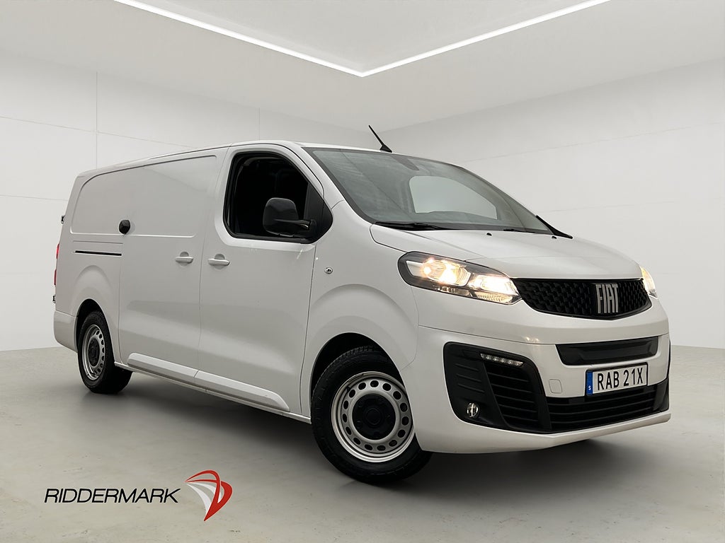 Fiat E-Scudo L3 136hk 3-Sit Farthållare CARPLAY Moms 1-Bruk