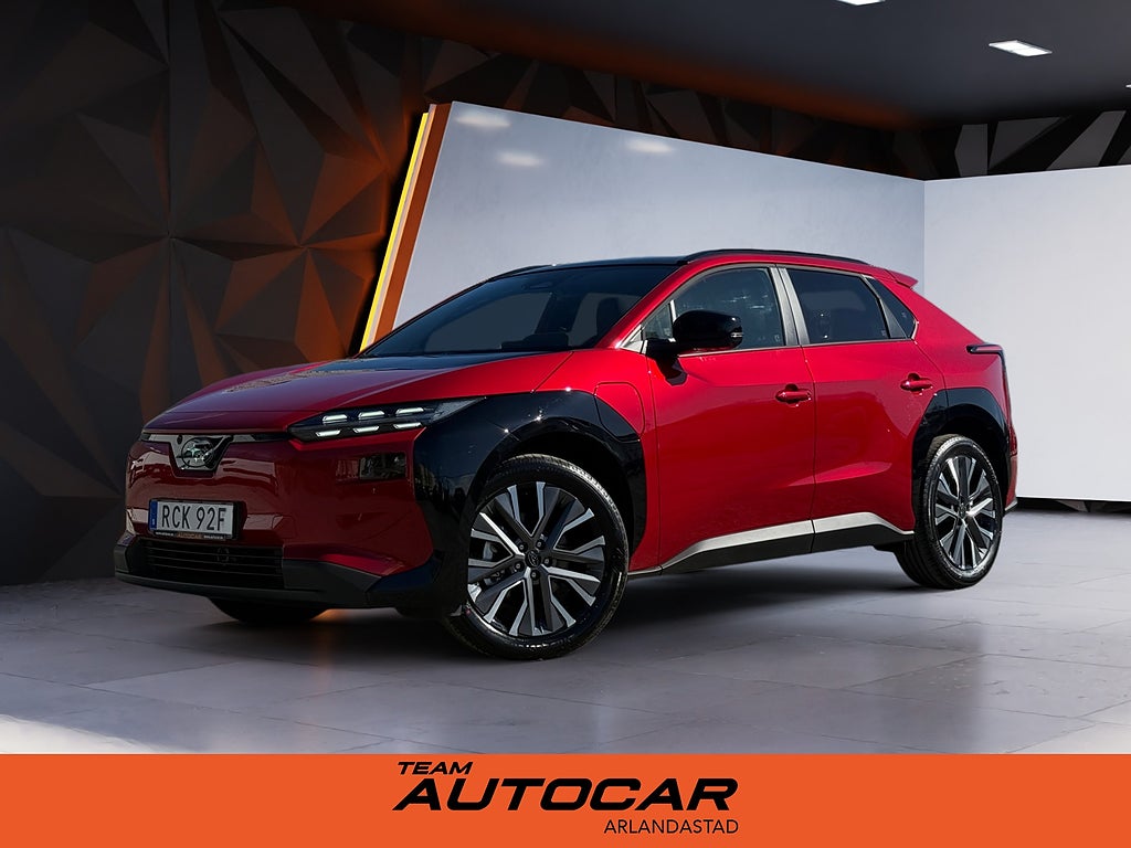 Subaru Solterra Touring+, 74.7 kWh AWD 343hk, Panorama, NYA MODELLEN