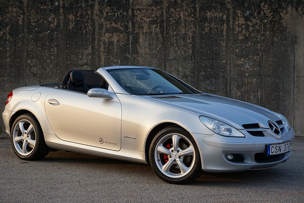 Mercedes-Benz SLK 200 Kompressor 163hk Cabriolet|Låga Mil|2-Ägare|