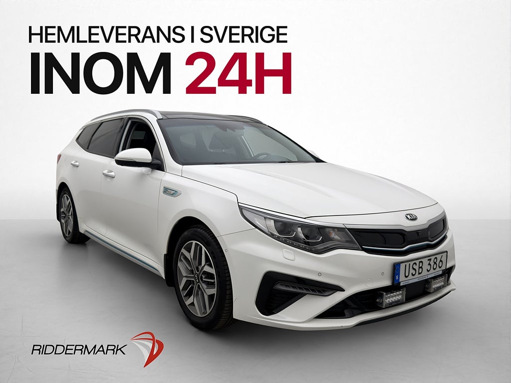Kia Optima SW Plug-In 205hk Advance Plus Pano H/K Läder 360°