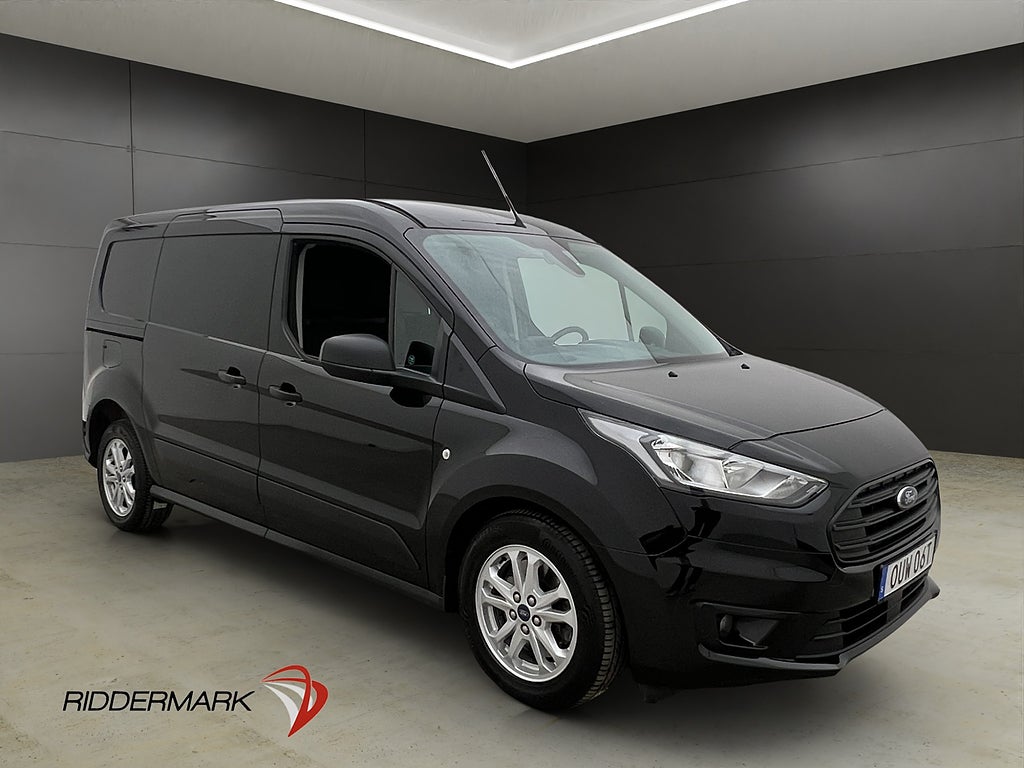 Ford Transit Connect LWB Värmare Drag B-Kamera CARPLAY Moms