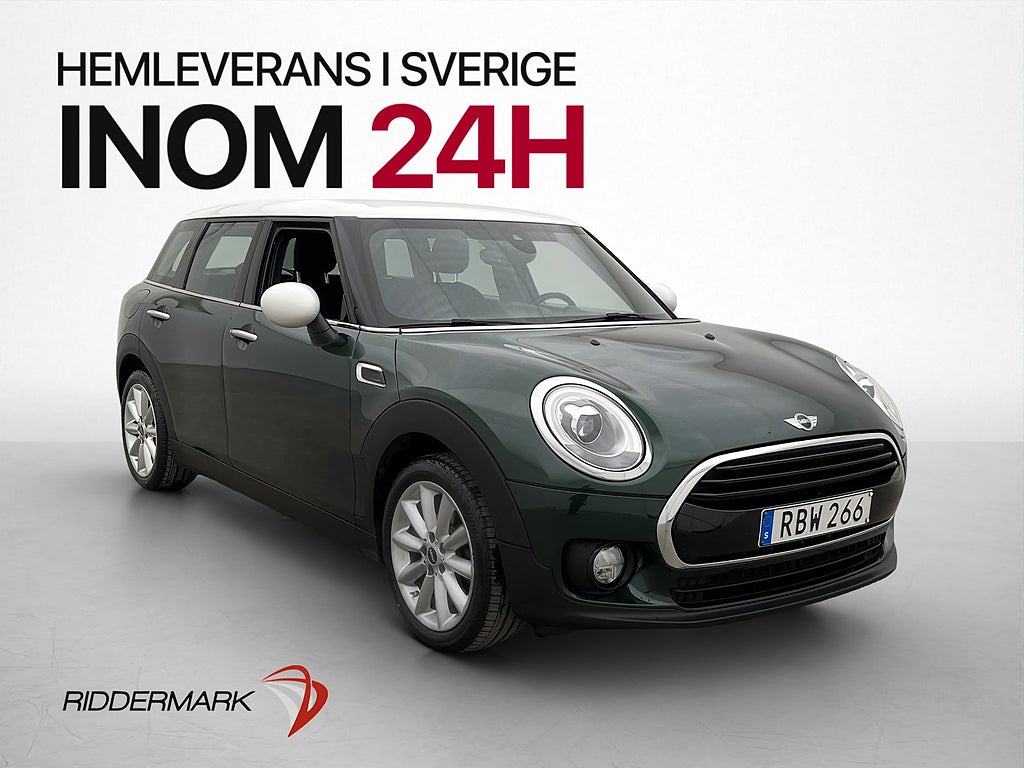 MINI Clubman 136hk Pepper Svart Innertak Navi 0,52L/mil