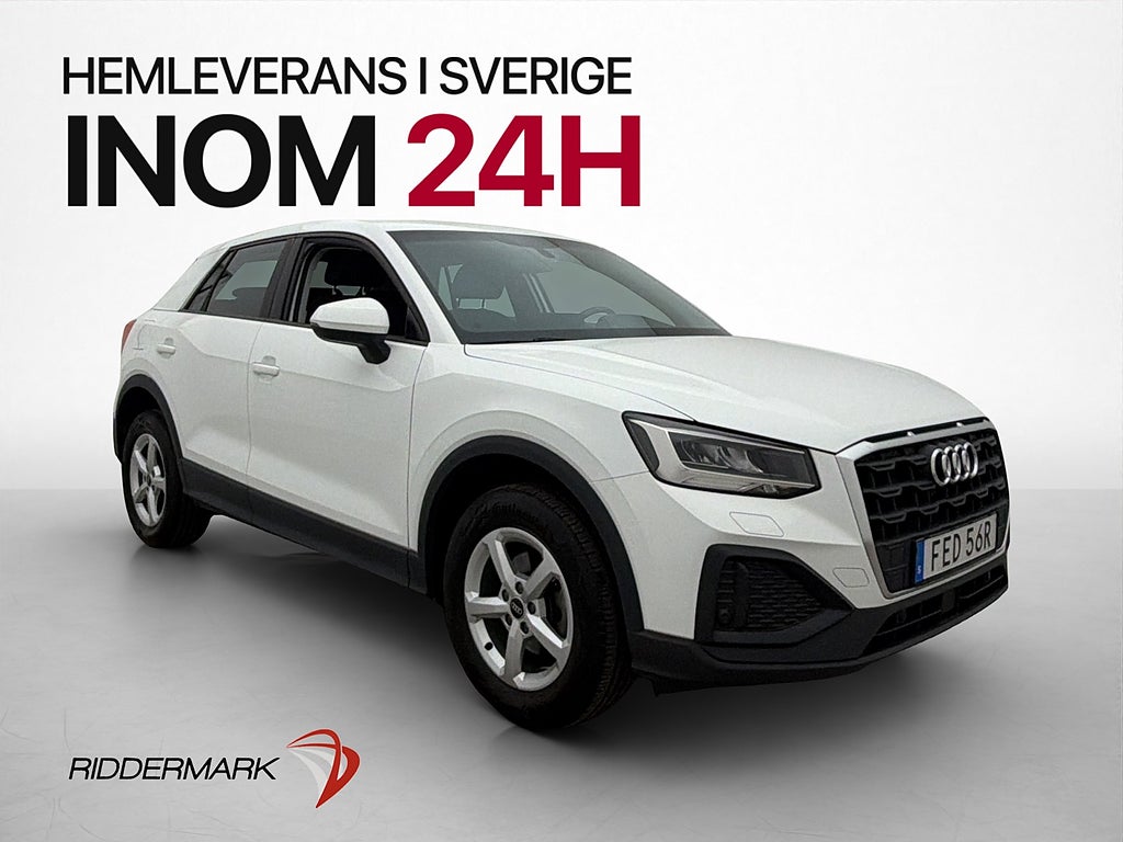 Audi Q2 30 TFSI Proline MOMS Bluetooth Leasebar Sensorer