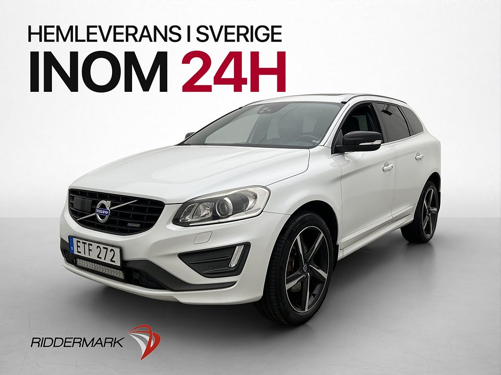 Volvo XC60 T6 Black Polestar AWD 329hk Pano Harman/Kardon