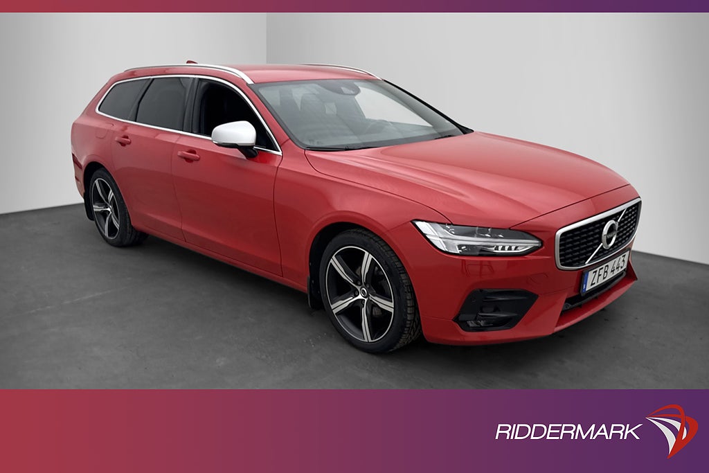 Volvo V90 D3 AWD R-Design P-sensorer VOC Värmare Rattvärme
