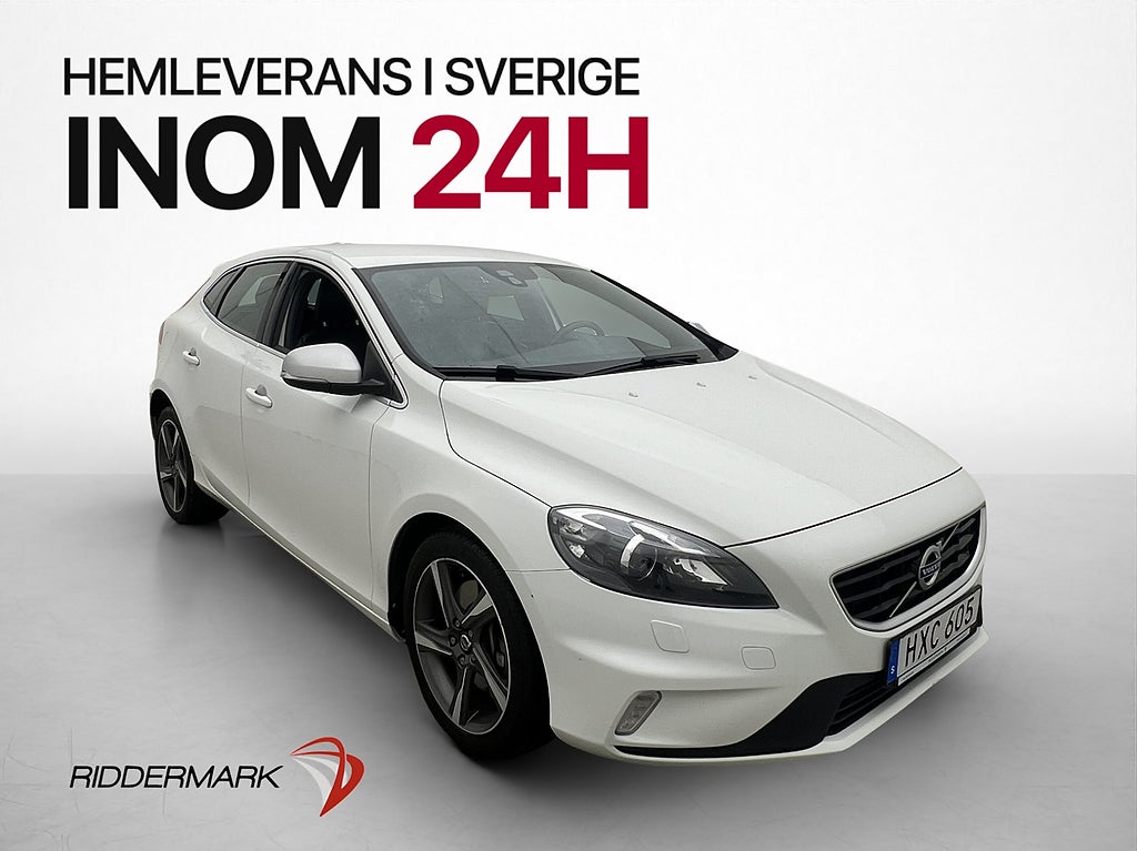 Volvo V40 D4 190hk R-Design VOC Värmare Navi Dragkrok