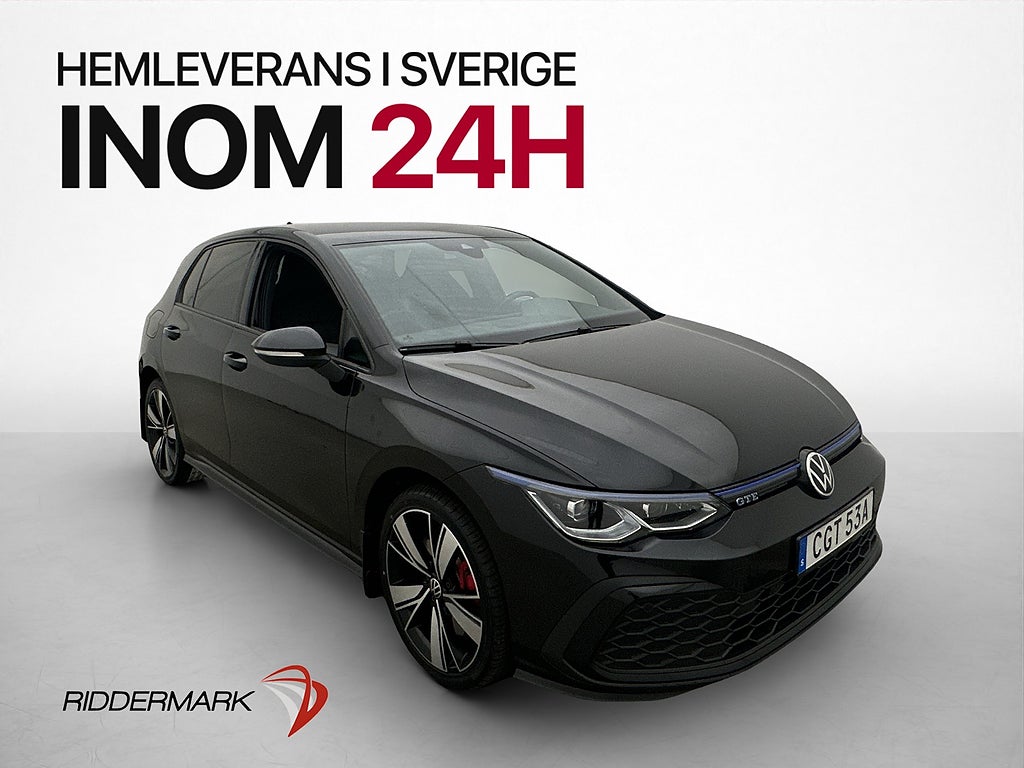 Volkswagen Golf GTE 245hk P-värmare IQ-Light Drag