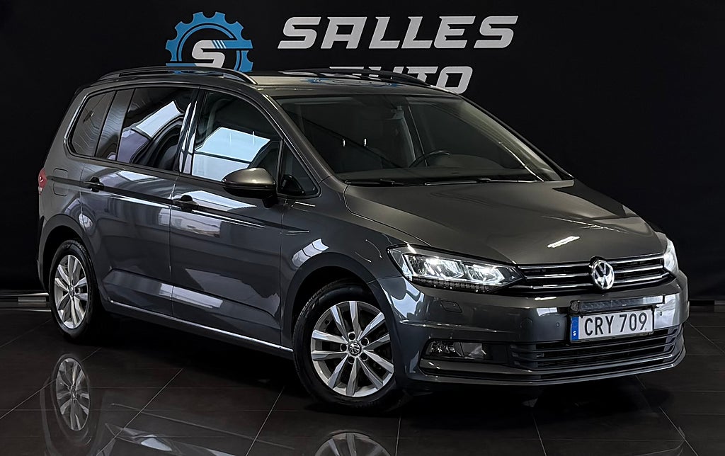 Volkswagen Touran 7-seater 2.0 TDI DPF SCR BMT,Carplay,BKam,Dragkrok
