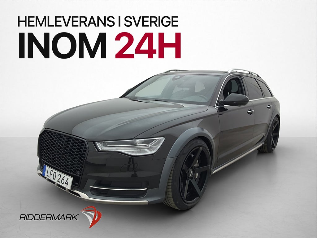 Audi A6 Allroad 3.0 TDI V6 320hk BOSE Värmare Alcantara Navi