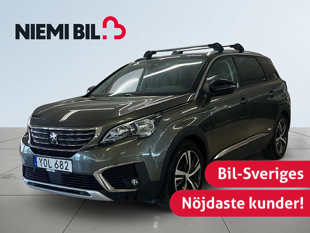Peugeot 5008 1.6 BlueHDi Allure 7-sits Drag Mvärme Takräcke S&V-däck