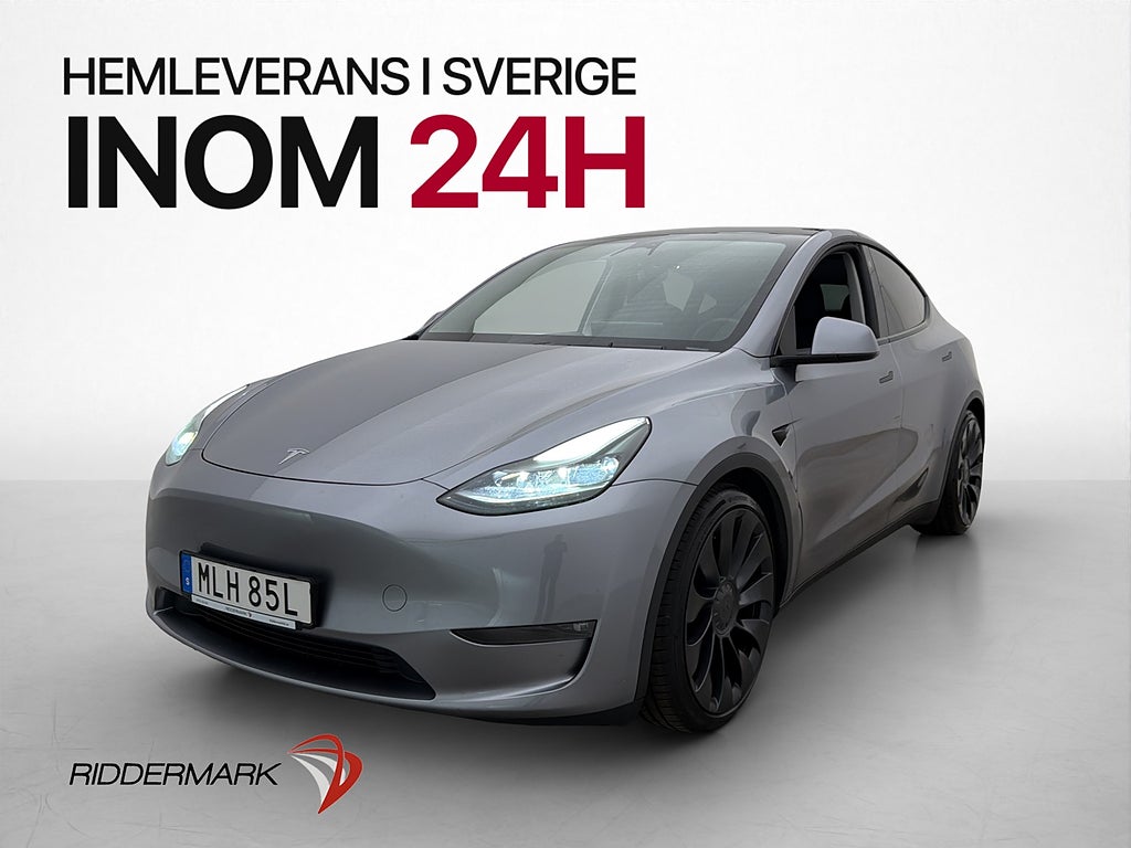 Tesla Model Y Performance 534hk Pano Kamera Värmepump Drag
