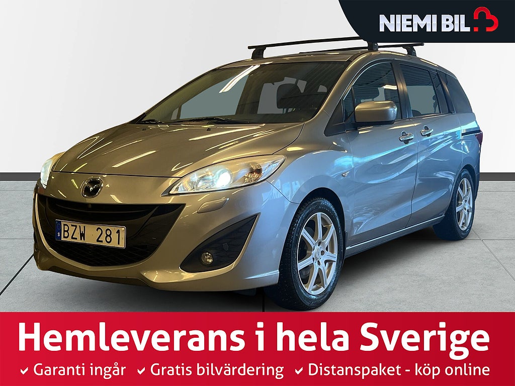 Mazda 5 1.6 AdvancePlus 7-Sits/Drag/MoK-värm/SoV-däck/P-sens