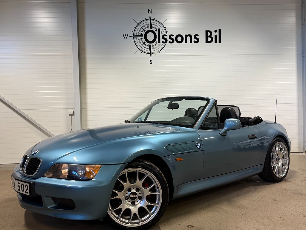 BMW Z3 1.9 Roadster Lågmil Läder BBS 140hk