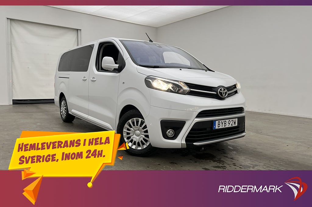 Toyota Proace Verso Extra Lång 2.0D PDC CARPLAY 9-Sits MOMS