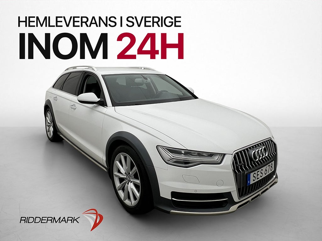 Audi A6 Allroad 3.0 TDI V6 Quattro 218hk B-Kamera Drag Navi