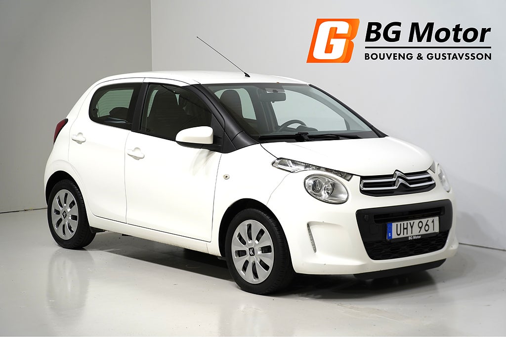 Citroën C1 1.2 VTi 82HK M+ Kupevärm/360kr skatt 1,99% Ränta