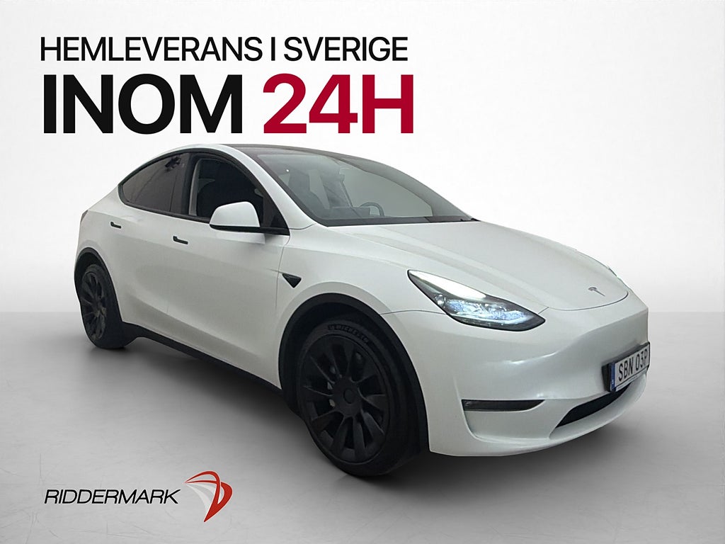 Tesla Model Y Long Range AWD Autopilot Värmepump Pano MOMS