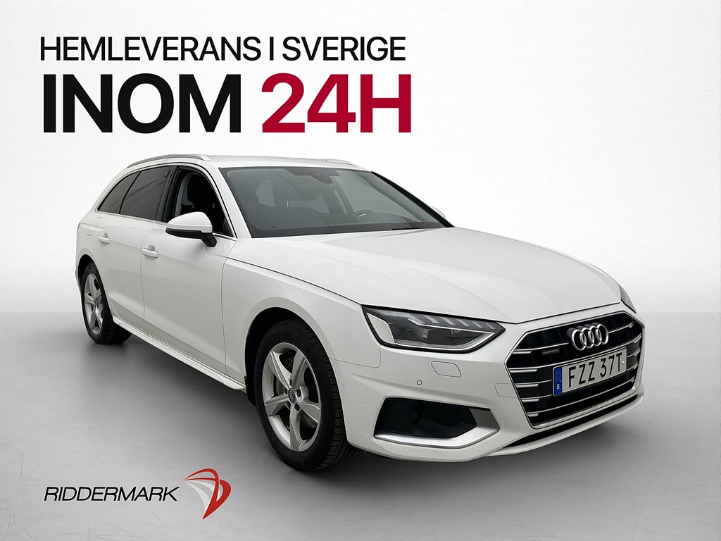 Audi A4 40 TDI 190hk Quattro Proline Värmare Drag