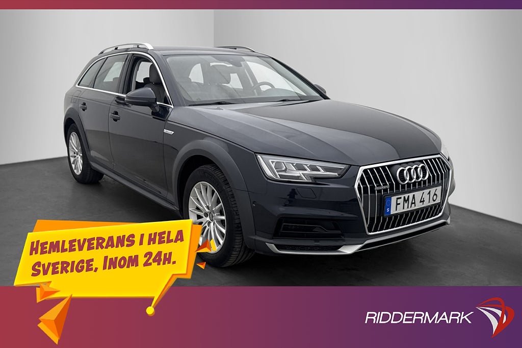 Audi A4 Allroad Q TDI V6 Proline Cockpit Värmare Skinn Drag